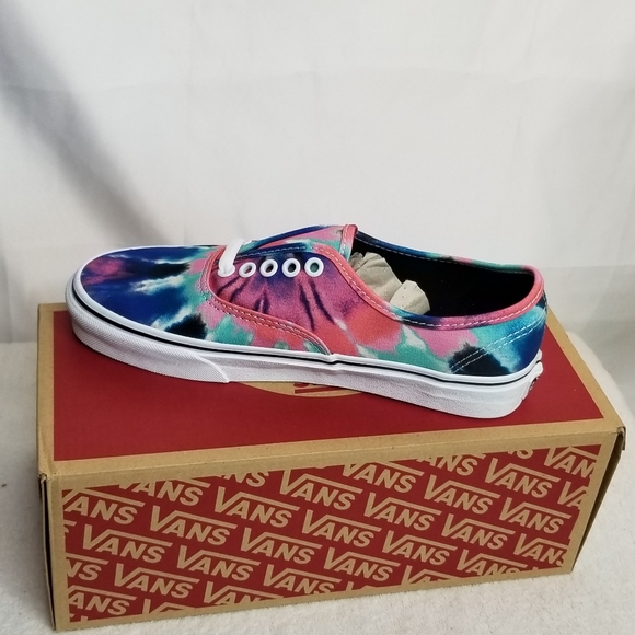 Van's off the Wall Tie Dye Multi True Sneaker Sz8 - Picture 7 of 8